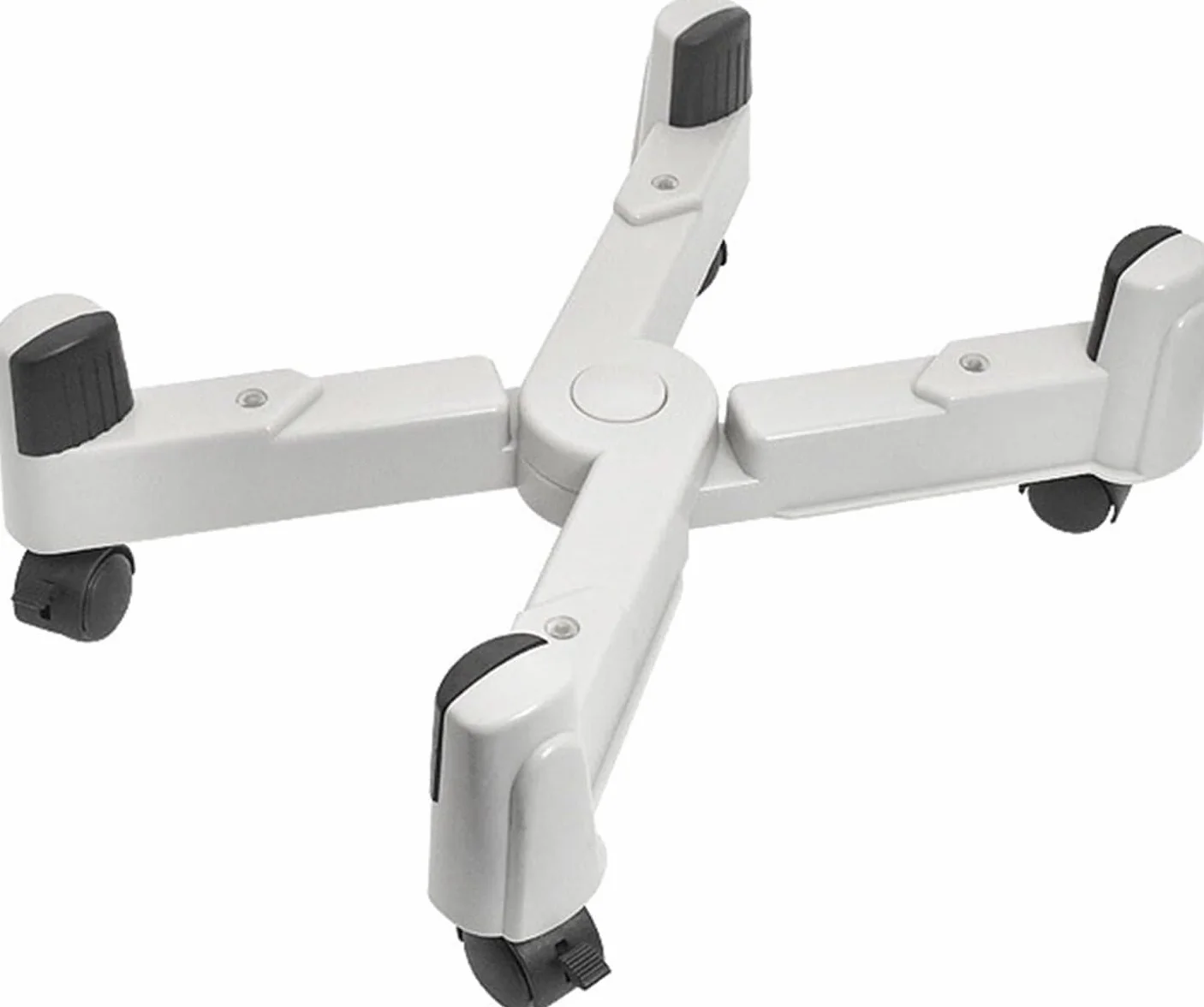 Soporte rodante, | CPU ajustable con 5 ruedas giratorias, soporte móvil tipo X for debajo del escritorio
