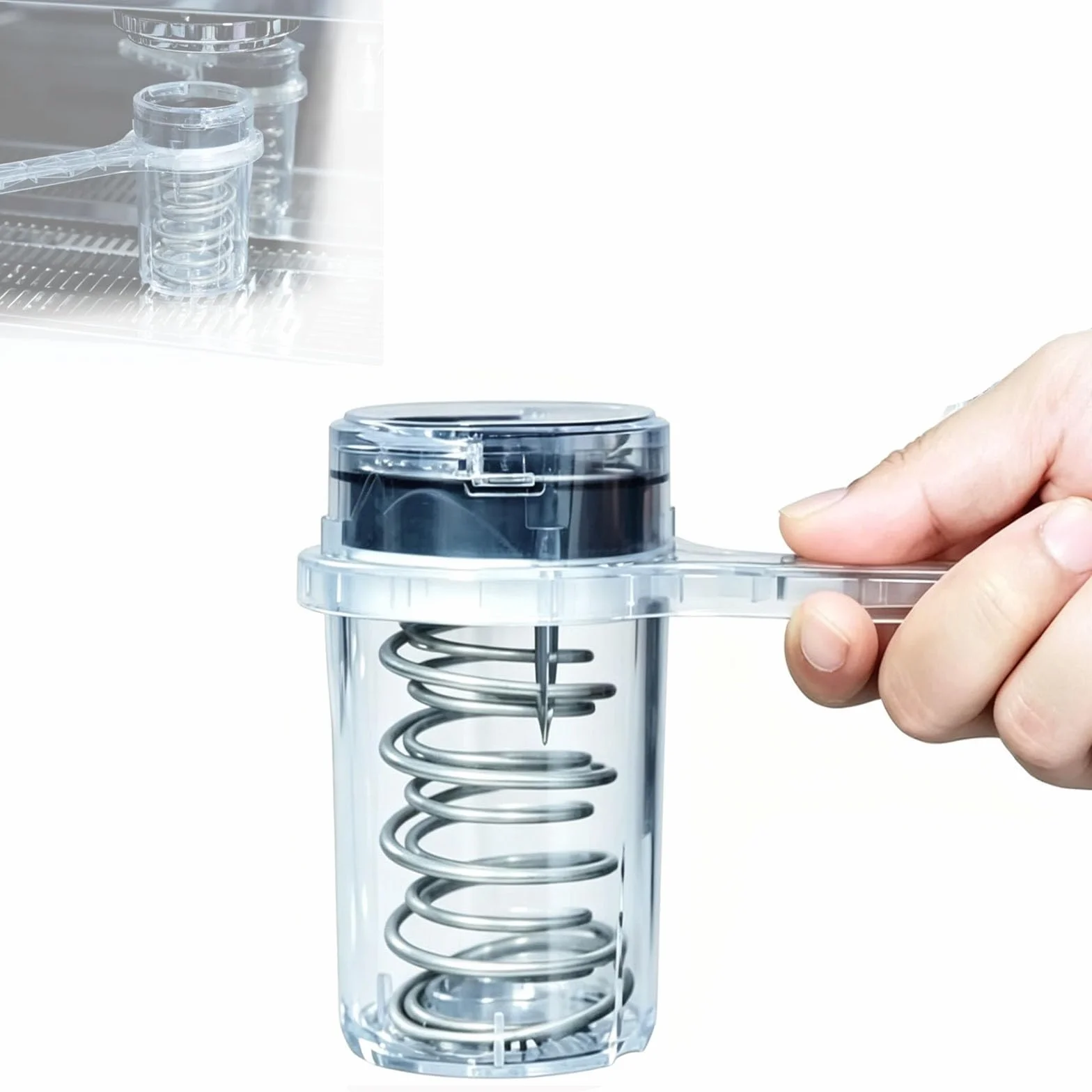 Vaso De Retrolavado Grupo E61 58Mm, Kit Limpiador Universal Cafetera Espresso, Disco Filtro Ciego Con Doble Válvula, Protección Drenaje, for Cocina Hogareña