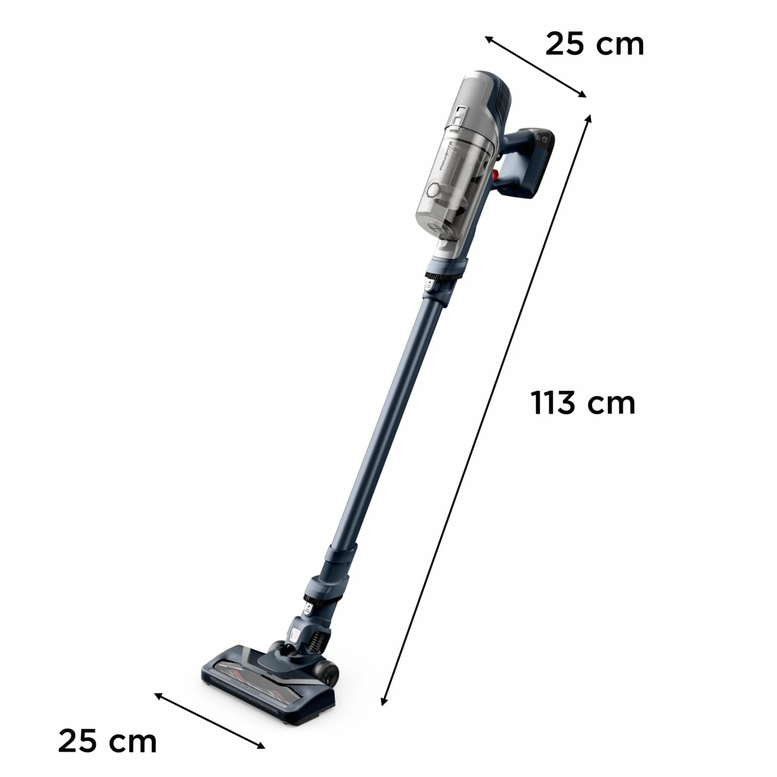 Rowenta XPert 6.60 - Aspiradora escoba versátil sin cable, con 3 funciones en 1 multiespacios, batería de litio, 2 velocidades, gatillo Boost, ligero y portatil, Gris oscuro, RH6836
