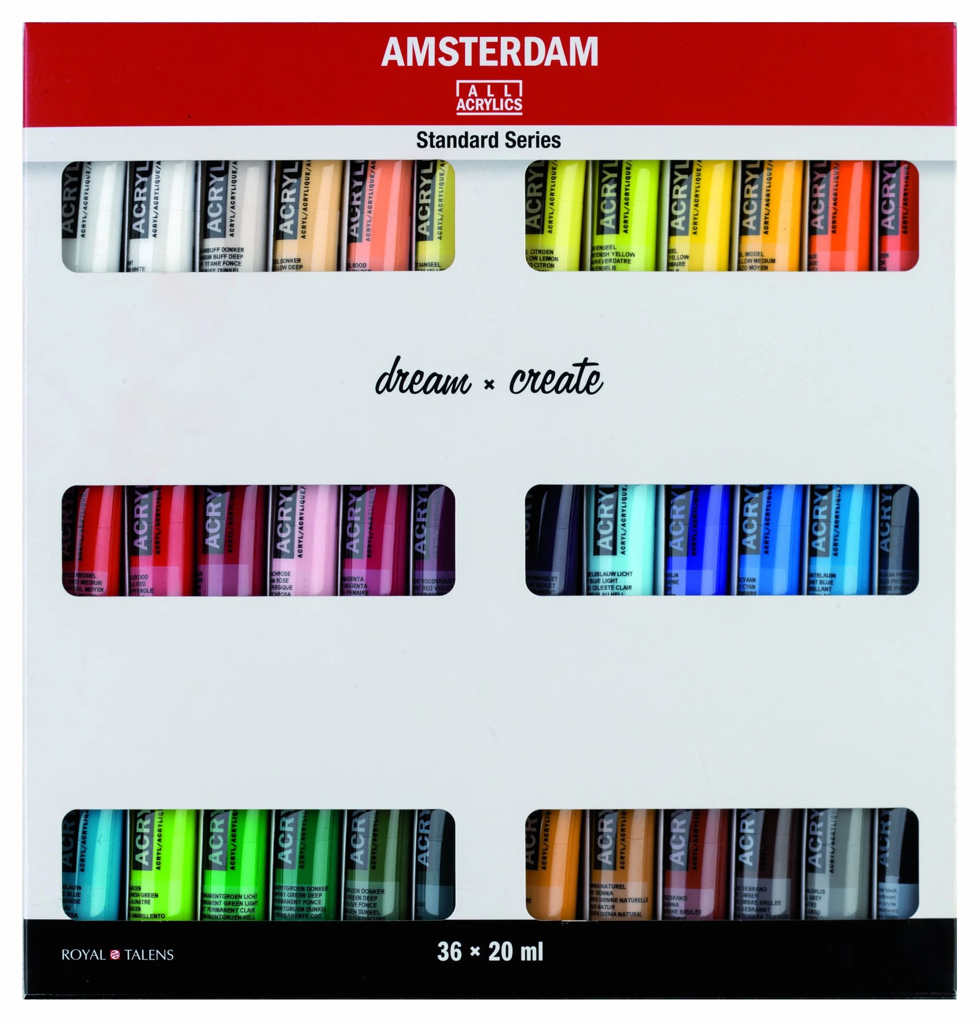 Amsterdam Acryl Standaard 36 x tube 20 ml