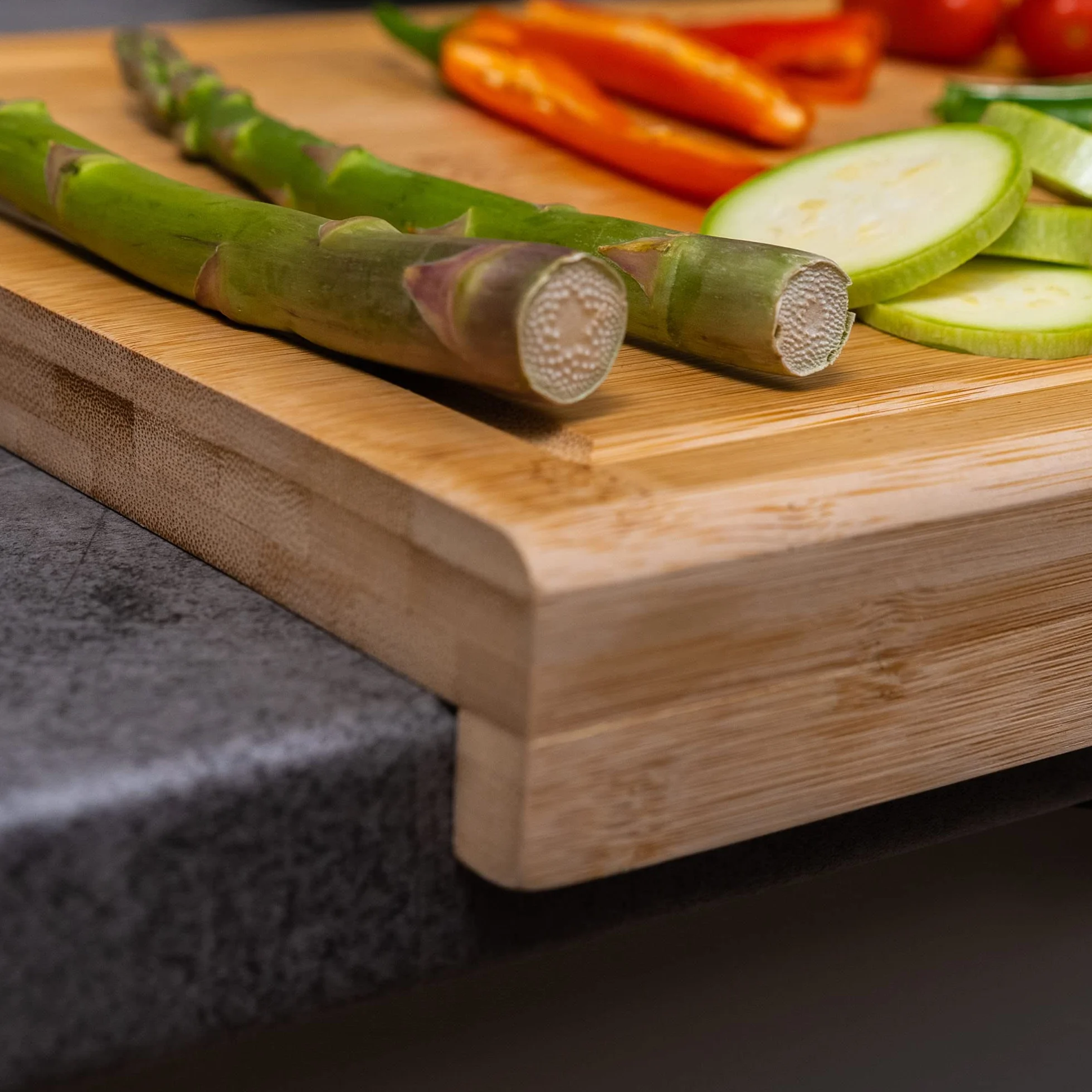 Coninx Tabla de Cortar Bambú 45x30x2.5 cm con Surco