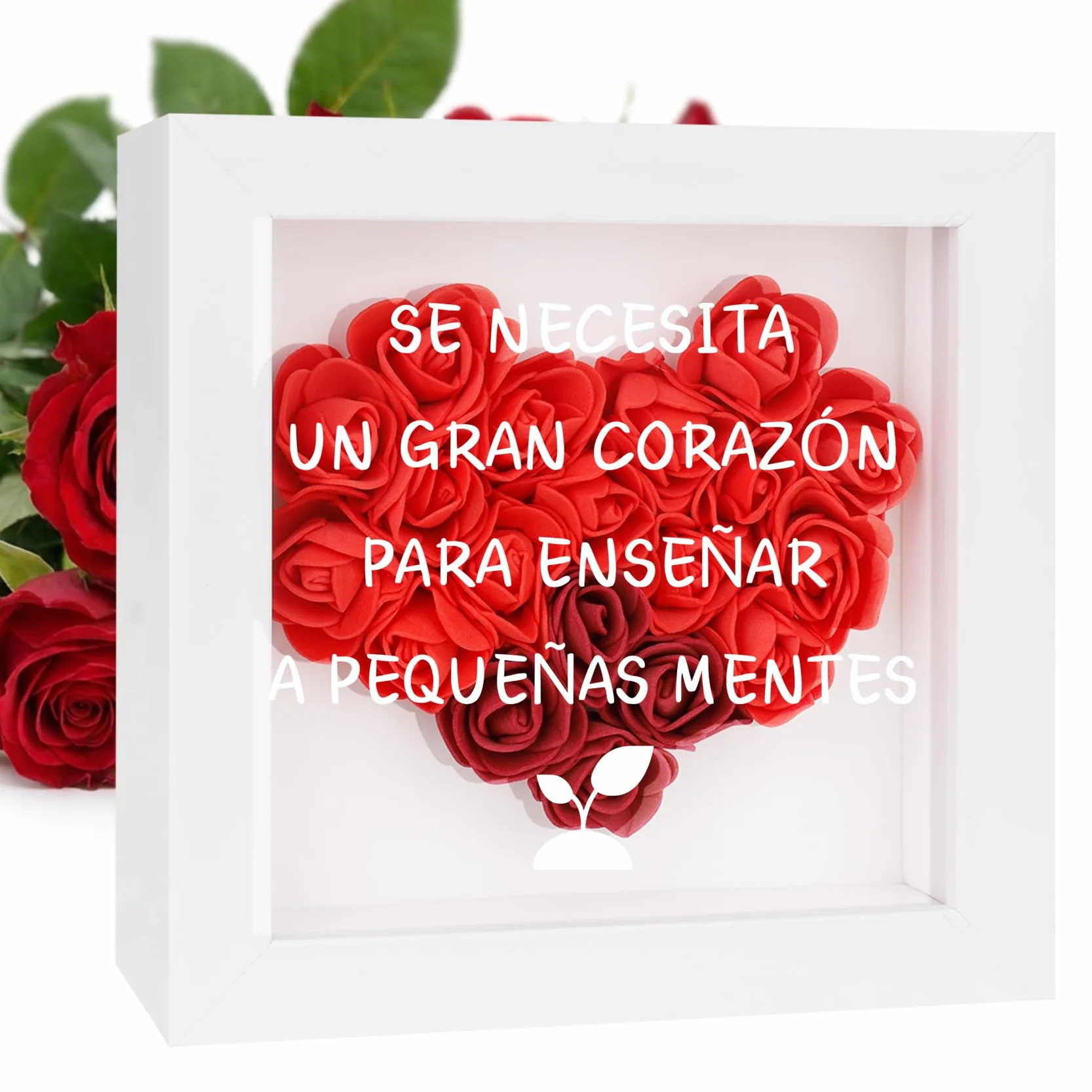 Regalo Para Profesora Rosa Eterna Marcos Regalos Emotivos Para Profesores Regalos Para Maestras De Infantil Regalo Profesora Infantil Primaria