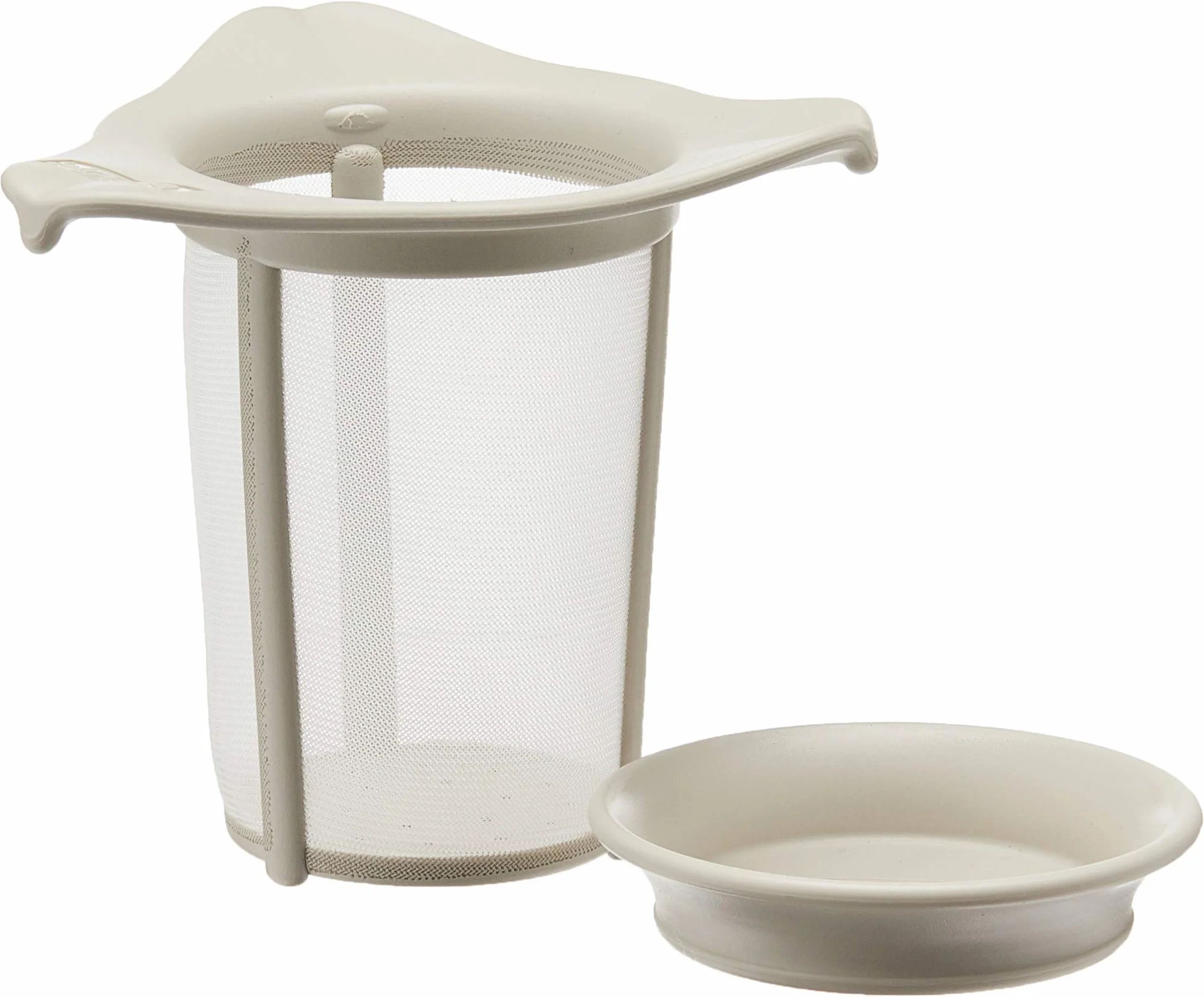 Bodum Yo-Yo Set - Tetera Individual, 0,35 l, Taza de Cristal, Filtro y Tapa de plástico, Color Blanco Crema