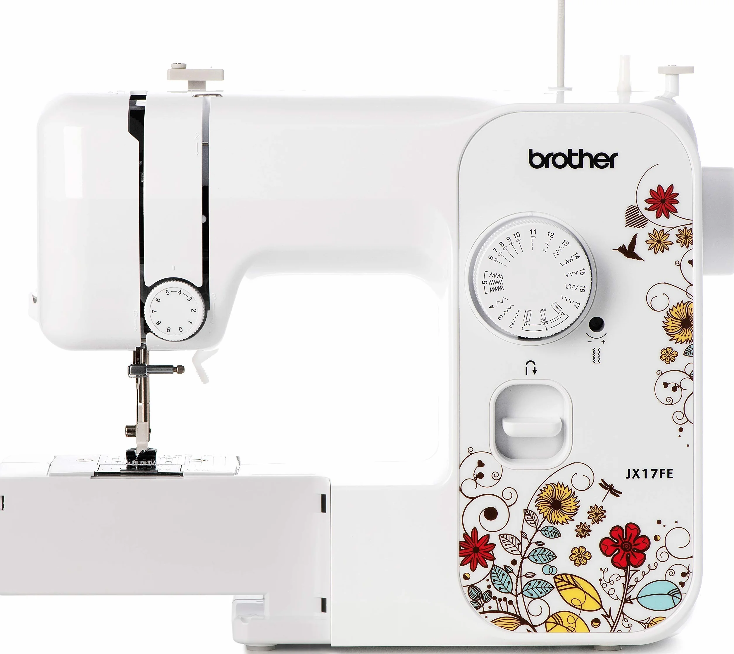 Brother JX17FE (Fantasy Edition) - Máquina de Coser, 17 Puntadas de Costura, Eléctrica, Portátil, Fácil de Usar y Práctica