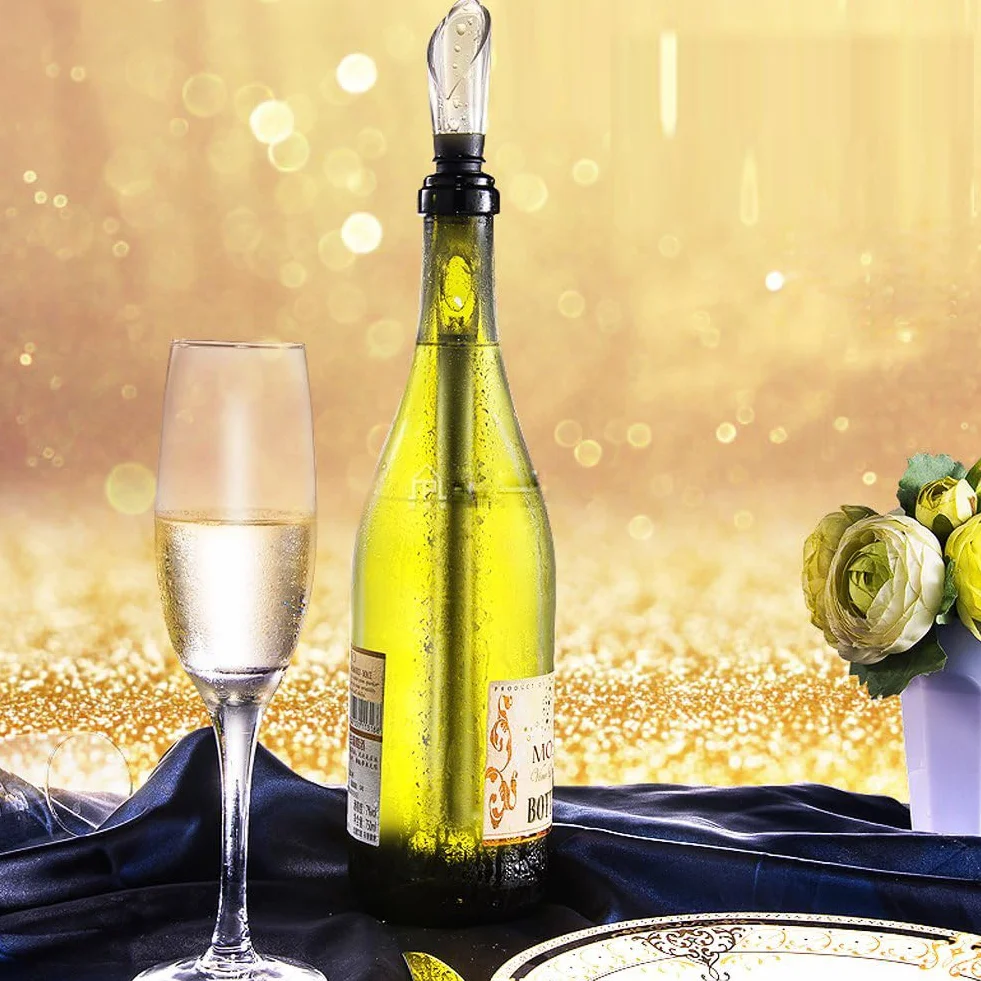 Enfriador Botellas Vino con Varilla de Enfriamiento, Acero Inoxidable, Aereador y Vertedor